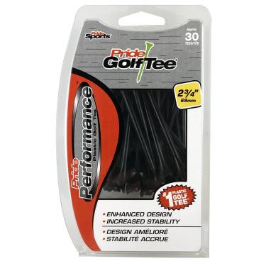 Imagem de Camiseta de golfe preta Pride Performance 6,9 cm (2-3/4'), 30 unidades