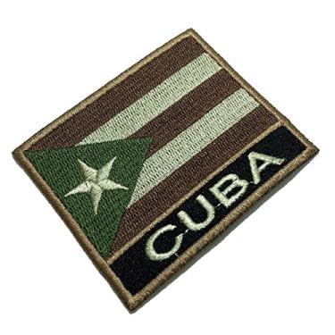 Imagem de BP0010NT03 Bandeira Cuba Patch Bordado Termo Adesivo