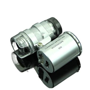 Imagem de Kit de acessórios para microscópio, mini joalheiro, 60x, luz de LED, microscópio, joias, lupa, microscópio, slides