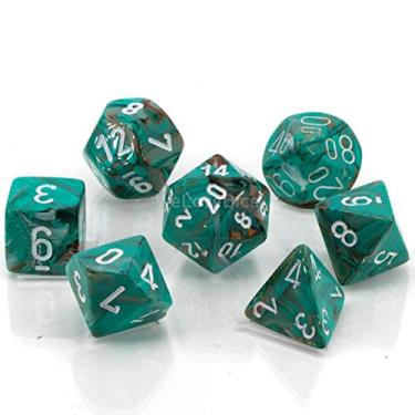 Imagem de Marble Polyhedral Oxi-Copper - White 7-Die Set