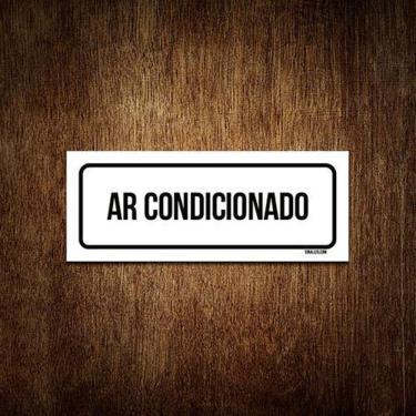 Imagem de Placa Sinalização - Setor Ar Condicionado  23X9 
