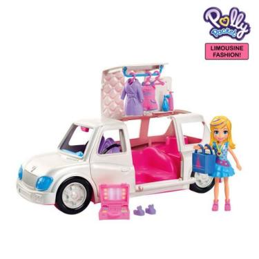 Imagem de Boneca Polly Pocket Limousine Luxo Fashion Mattel Kit Presente Menina