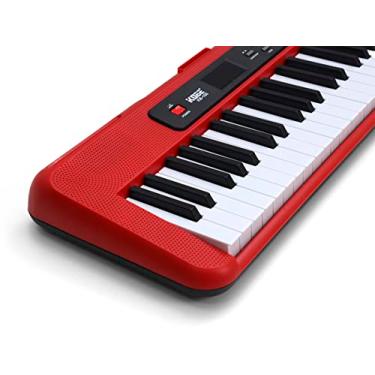 Imagem de Teclado Musical Kobe Iniciante KB-150 Vermelho 5/8 61 Teclas Com Fonte
