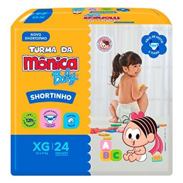 Imagem de Fralda Turma da Mônica Baby Shortinho Jumbo XG 24 Unidades