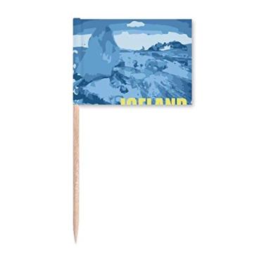 Imagem de Decoração de festa para decoração de festa com bandeiras de palito de dente fashion