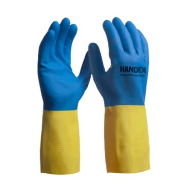 Imagem de LUVA DE SEGURANÇA HAND LÁTEX NEOPRENE HANDEX C.A 46919 Tamanho:G (9)