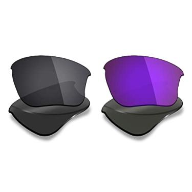 Imagem de 2 pares de lentes polarizadas de substituição da Mryok para óculos de sol Oakley Flak Jacket XLJ – Opções