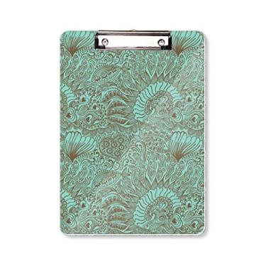 Imagem de Placa de apoio para quadro de prancheta abstrata com desenho de linha A4