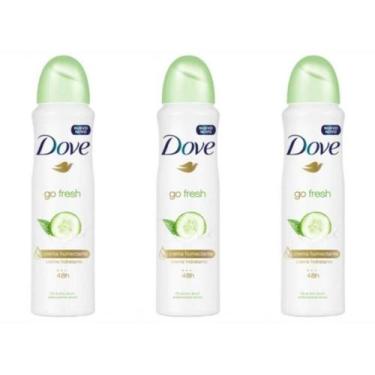 Imagem de Kit C/03 Dove Go Fresh Desodorante Aerosol Feminino 89G