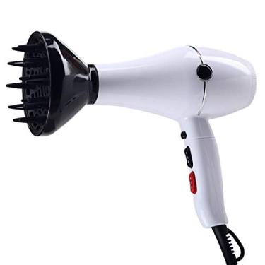 Imagem de Secador de cabelo profissional de 2000 W Secadores de cabelo iônicos Secador de cabelo de salão com bicos difusores Conjunto de secador rápido com 2 velocidades 3 configurações de calor e botão Cool