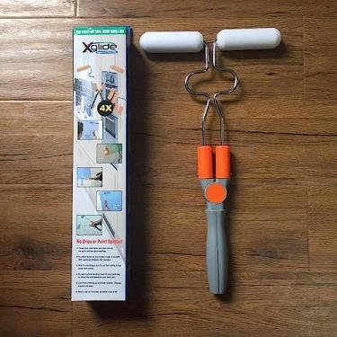 Imagem de Rolo de Pintura Duplo Parede Inteligente Pintar Sem Sujeira Criativa Casa