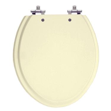 Imagem de Assento Sanitário Convencional Oval Creme Universal Tampa Vaso Deca-Incepa-Celite-Ideal