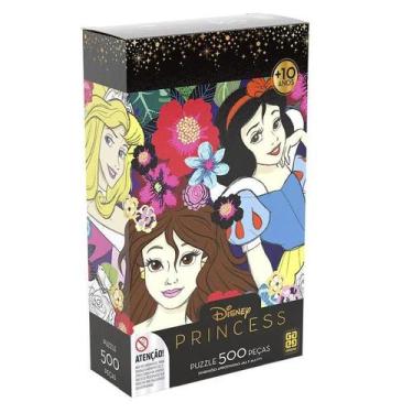 Imagem de Quebra Cabeça Puzzle 500 Peças Princesas - Grow