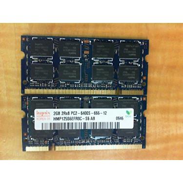Imagem de HYNIX HMP125S6EFR8C-S6 2GB Notebook SODIMM DDR2 PC6400(800) UNBUF 1.8v 2RX8 200P 256MX64 128mX8 CL6