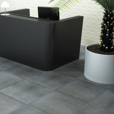 Imagem de Piso Vínilico em Placa Pietra Bruciato Placa 61cm x 61cm x 3mm Casa Grassi - caixa com 3,72 Unidade - Bruciato