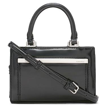 Imagem de Calvin Klein Astrid Bolsa transversal organizacional com compartimento triplo, Preto, One Size