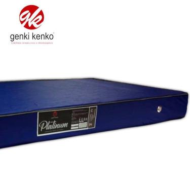 Imagem de Colchão Impermeável Solteiro D28 Imperial 15x78x188cm Azul ou Branco - Genki Kenko