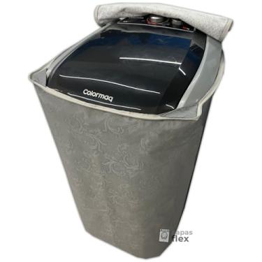 Imagem de CAPA PARA TANQUINHO ARNO LAVETE ECO ML81 10KG IMPERMEÁVEL FLEX (CINZA)