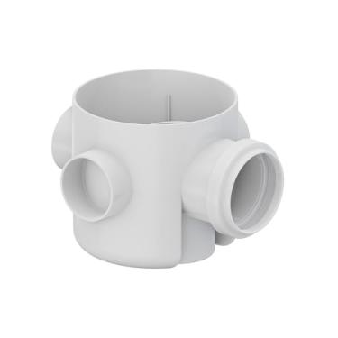 Imagem de Corpo para Caixa Sifonada Esgoto Seca 150x185x75mm com 3 Entradas - 27150128 - TIGRE - Corpo para Caixa Sifonada Esgoto Seca 150x185x75mm com 3 Entradas - 27150128 - TIGRE