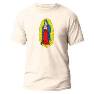 Imagem de Camiseta Básica Unissex Algodão Premium Estampa Digital Santa Nossa S