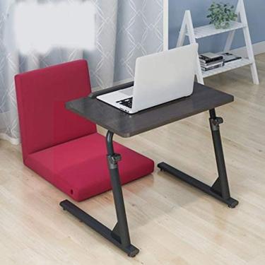 Imagem de Mesa lateral do sofá, mesa de laptop ajustável em altura Mesa médica sobre cama Mesa de computador portátil Sofá Cama de hospital Mesa de cabeceira Leitura doméstica, A