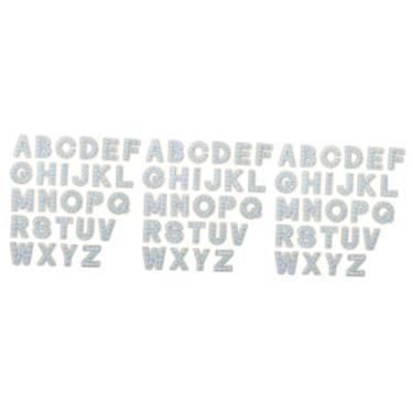 Imagem de Tofficu 78 Peças etiqueta de pano de carta remendos para roupas ferro em letras de remendos ferro nas letras ferro no remendo bordado fragmento distintivo de boné Acessórios
