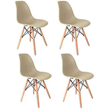 Imagem de CADEIRA EAMES DSW MADEIRA CX 4 - PP FENDI