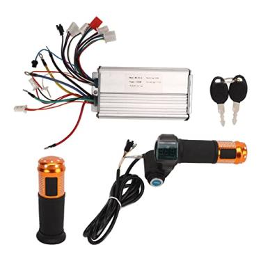 Imagem de Kit de Conversão de Bicicleta Elétrica Controlador Sem Escova de BicicletaKit de Controlador Elétrico de Bicicleta, Kit de Modificação de Bateria de Lítio 48V Controlador de