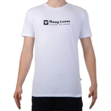 Imagem de Camiseta Masculina Hang Loose Guide - BRANCO / P-Masculino