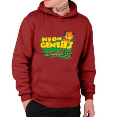 Imagem de Moletom Unissex Estampado Garfield Neon Gênesis Evangelion-Unissex