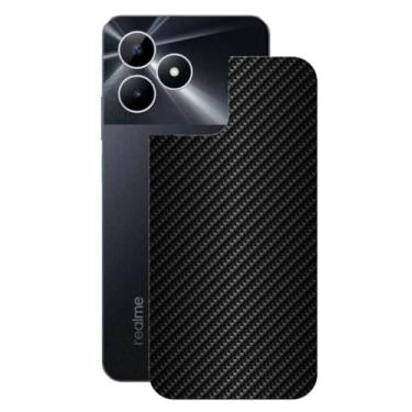 Imagem de Película para Realme Note 50 - Traseira de Fibra de Carbono Preta - Gshield