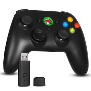 Imagem de Controle Sem Fio Recarregável para Xbox 360 e Computador com Joystick Manete