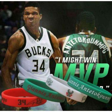 Imagem de Pulseira Giannis Antetokounmpo Milwaukee Buck Basquete