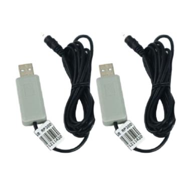 Imagem de Kit 2 Cabo Usb Conexão Software Windows Utilizado Medidor Espessura Vibração Me-260 Mv-700 Mt-100 Instrutherm