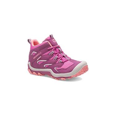 Imagem de Merrell Bota de caminhada unissex infantil Chameleon 7 Access Mid WTRPF, Baga, 16