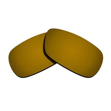 Imagem de Lentes de reposição polarizadas para Oakley Crosshair 2.0 - várias cores, Revestimento espelhado dourado bronze, 0