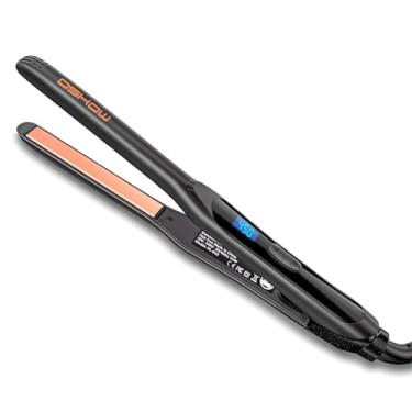 Imagem de DSHOW Hair Straightener, Mini Flat Iron for Short Hair 1/2 Inch Pencil Flat Iron Straightener with Adjustable Temp Settings & Dual Voltage, Auto Shut Off