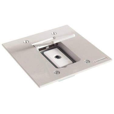 Imagem de Tampa Passa Fio 4x4 Para Piso Tramontina Cinza Tramontina