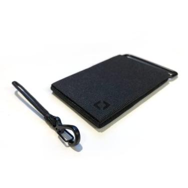 Imagem de Carteira fina anticarteira com bolso frontal para guardar suas chaves, cartões e dinheiro - Carteira minimalista com bolso frontal e porta-cartões superfina, Anticarteira com engate de chave | ícone