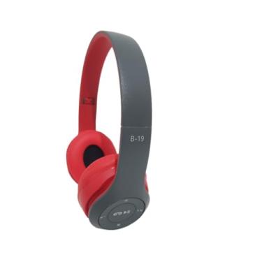 Imagem de Fone De Ouvido Sem Fio Bluetooth Hifi Estéreo Com Tecnologia De Redução De Ruido (Vermelho)