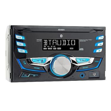 Imagem de JENSEN MPR420 Receptor estéreo de carro LCD duplo DIN de 7 caracteres | Assistente Push to Talk | Chamadas Bluetooth sem mãos e transmissão de música | Rádio AM/FM | Reprodução e carregamento USB |