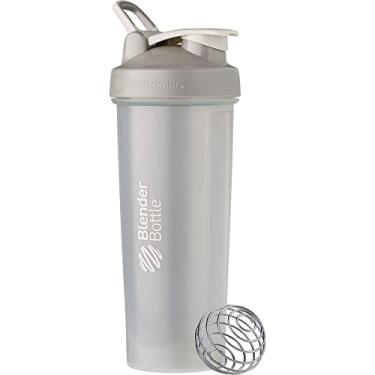 Imagem de BlenderBottle Coqueteleira clássica V2 perfeita para shakes de proteína e pré-treino, 946 ml, cinza seixo
