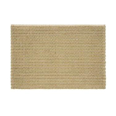 Imagem de Jogo Americano Copa E Cia Avulso Celebrate Retangular Palha E Dourado