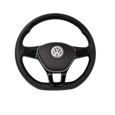 Imagem de Volante Esportivo Novo golf preto Gol Parati Saveiro Voyage G6 G5 Fox 