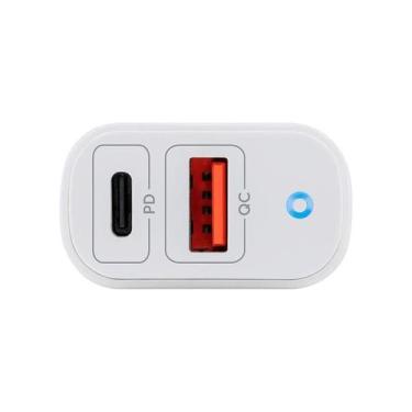 Imagem de Fonte carregadora usb 2 portas usb ec11 power branco - INTELBRAS