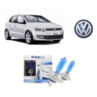 Imagem de Par de Lampadas Halogenas Super Branca para Farol Baixo H7 para Volksw