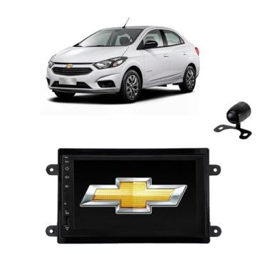 Imagem de Central Multimidia Mp5 Mp8 Prisma + Moldura + Camera - Tay Tech