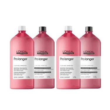 Imagem de Kit L'Oreal Shamp (2und) e Cond (2und) Pro Longer 1.5L - L'Oréal Profe