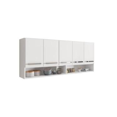 Imagem de Armário de Parede Aereo  Lavanderia Multiuso Filipinas BCO - Casa Mobi