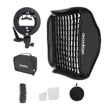 Imagem de Softbox 60x60 Cm P/ Flash Speedlite Universal Com Grid